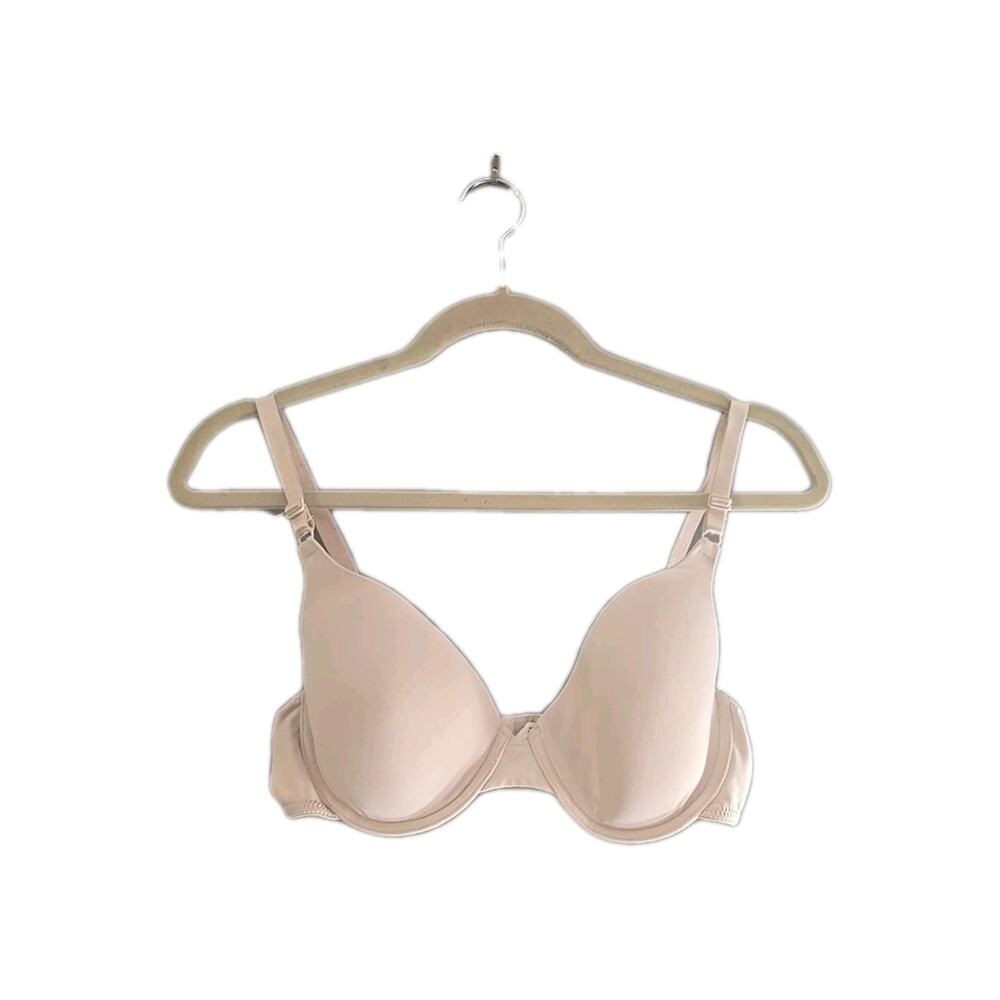 Sweet Nothings by Maidenform Beige Full Coverage Underwire T-Shirt Bra Size 38C‎